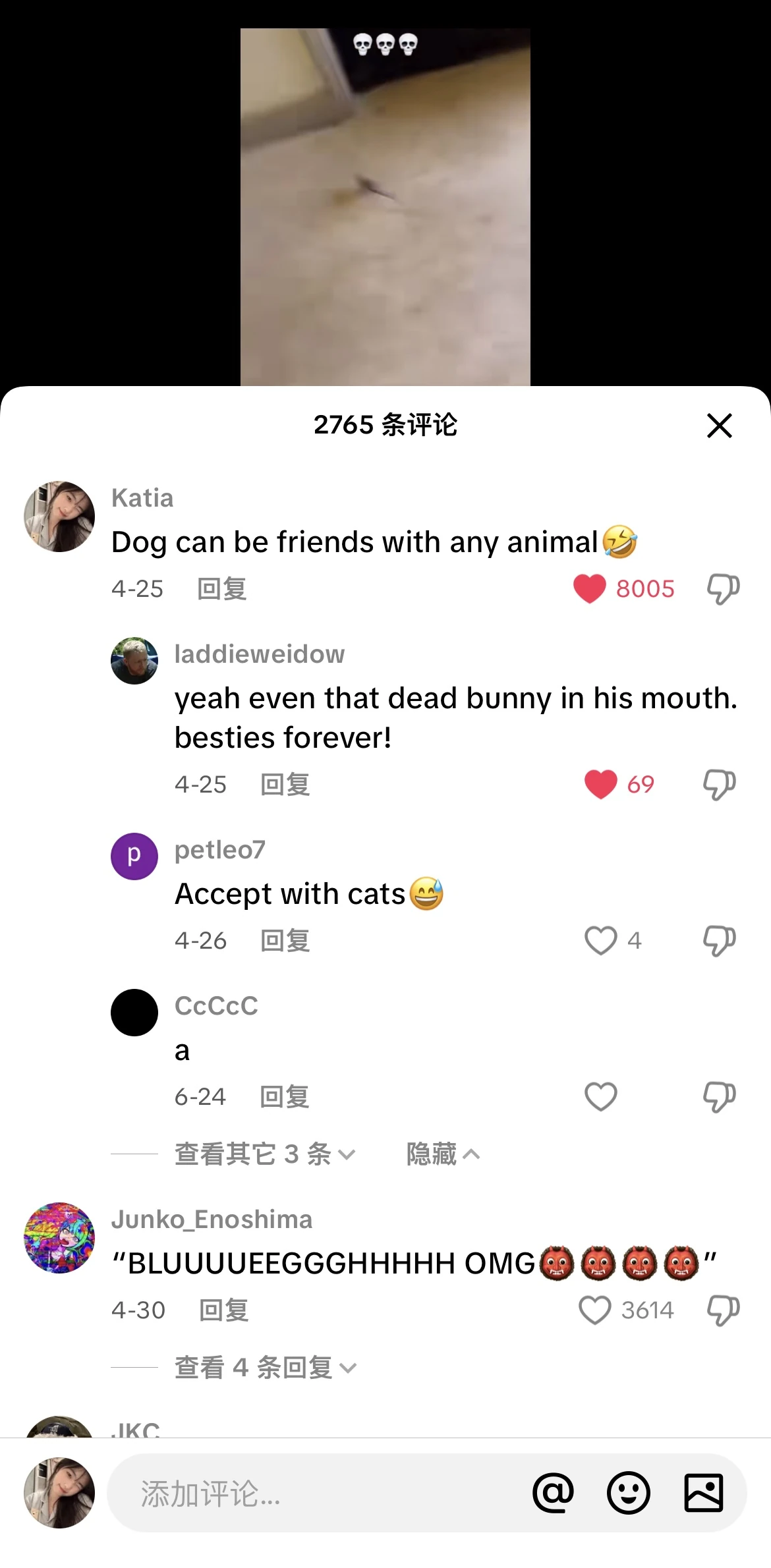 TikTok 评论 01